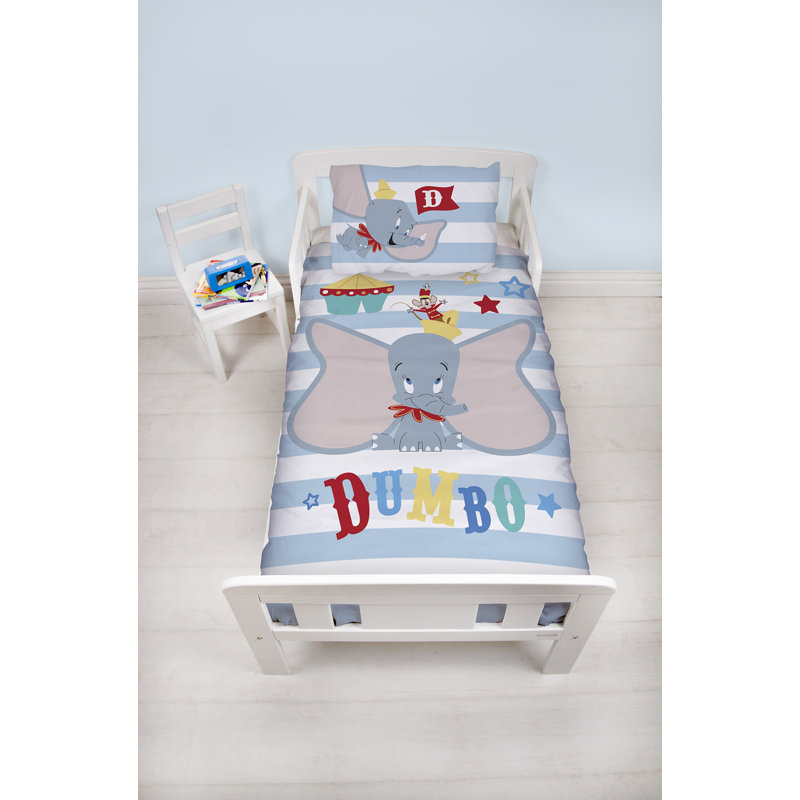 Character World Dumbo Circus Polycotton Junior Toddler Cot Bed Duvet